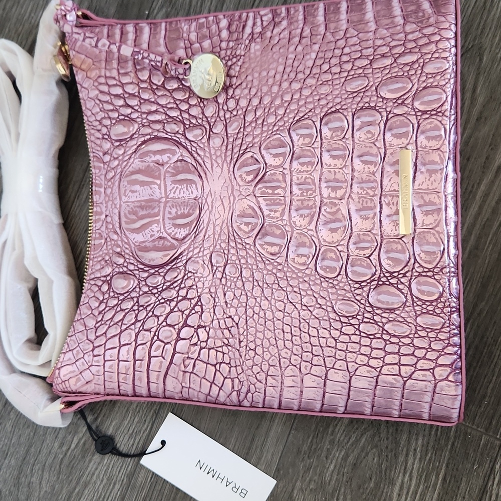Nwt Brahmin Katie Mulberry Potion Melbourne bag - Picture 12 of 12